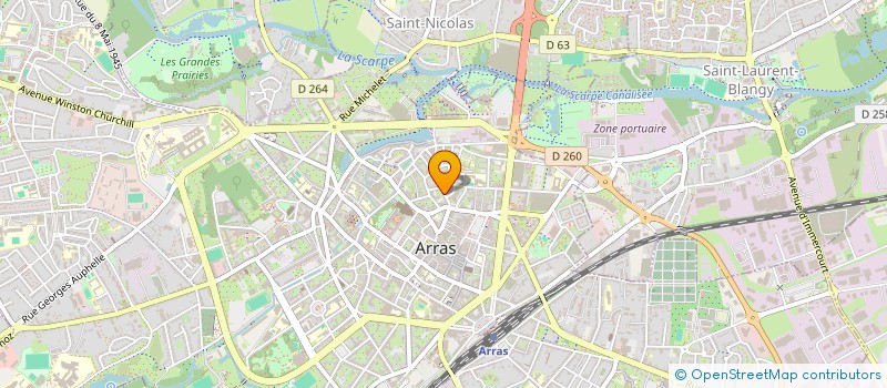 localisation de l'entreprise SCI DU NOCQUET D OR à ARRAS