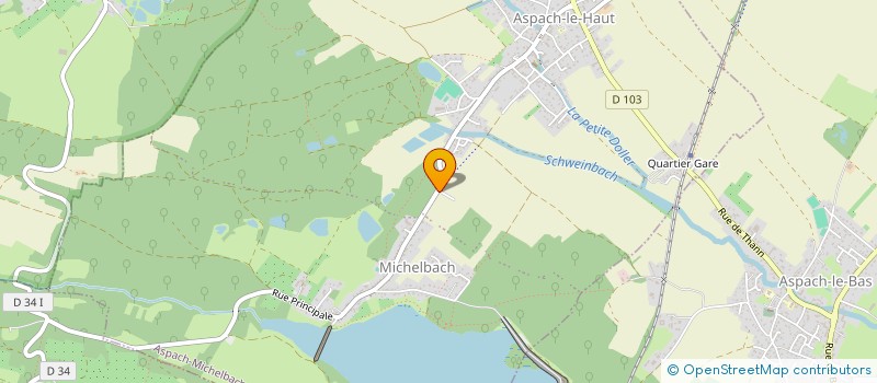 localisation de l'entreprise SCI DU NODELBERG  WATTWILLER