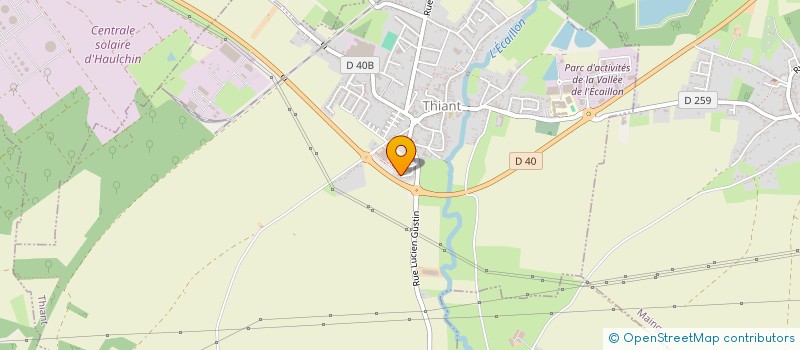 localisation de l'entreprise SCI DU NOIR CORNET  THIANT