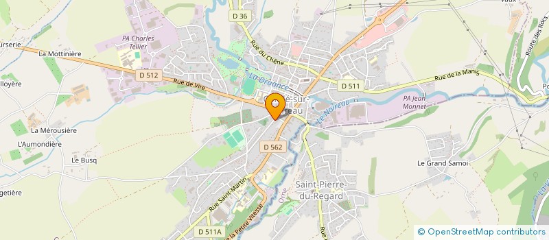 localisation de l'entreprise SCI DU NOIREAU  CONDE-EN-NORMANDIE