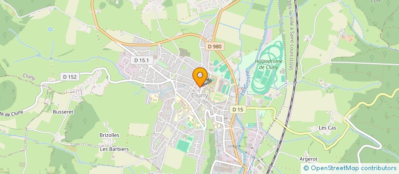 localisation de l'entreprise SCI DU NORD  CLUNY