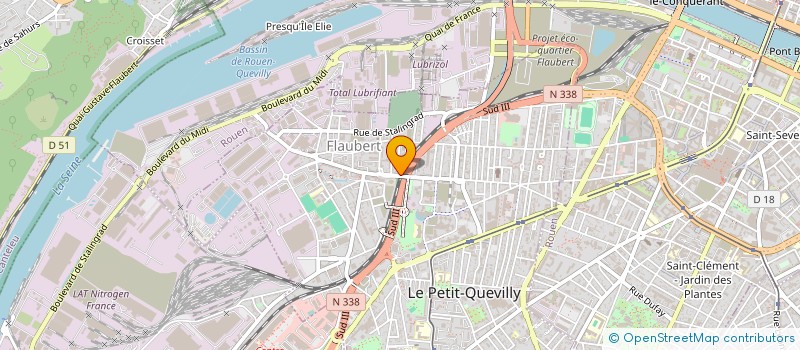 localisation de l'entreprise SCI DU NORD à LE PETIT-QUEVILLY