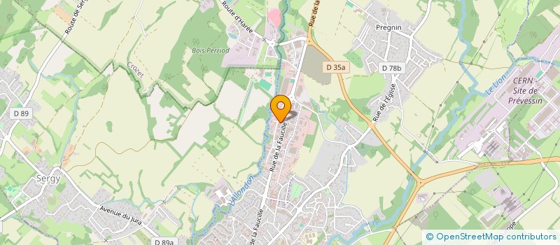 localisation de l'entreprise SCI DU NORD à SAINT-GENIS-POUILLY