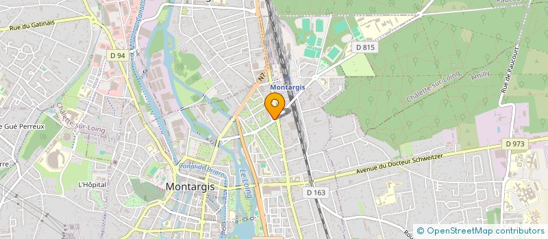 localisation de l'entreprise SCI DU NORD à MONTARGIS