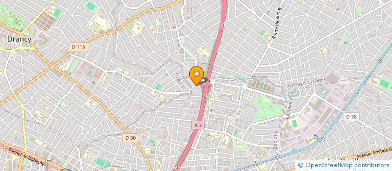 localisation de l'entreprise SCI DU NORD  BONDY