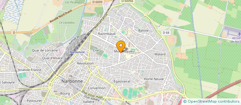 localisation de l'entreprise SCI DU NORD AU SUD à NARBONNE