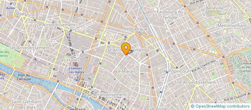 localisation de l'entreprise SCI DU NORD DE PARIS à PARIS