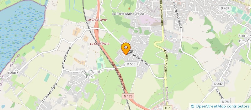 localisation de l'entreprise SCI DU NORMANDY COTTAGE  LE VAL-SAINT-PERE