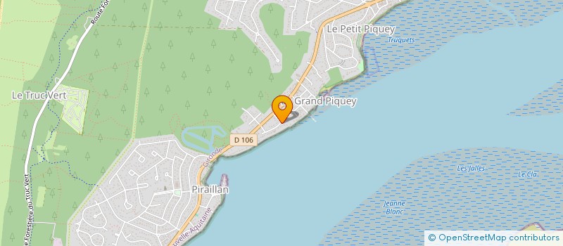 localisation de l'entreprise SCI DU NOROIT AQUITAINE à LEGE-CAP-FERRET
