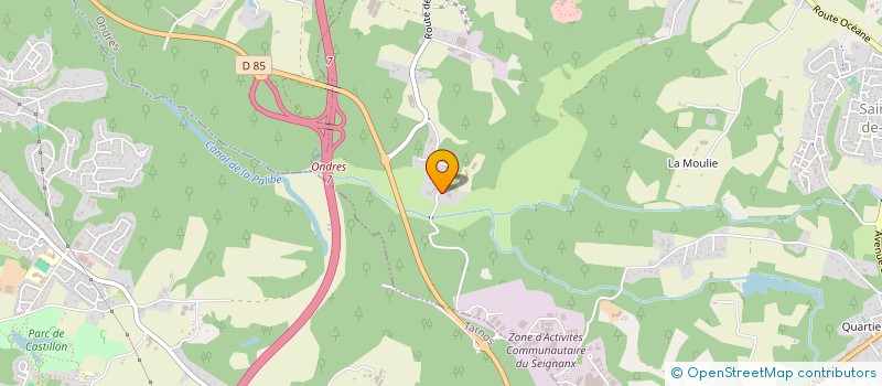 localisation de l'entreprise SCI DU NORTHON  SAINT-MARTIN-DE-SEIGNANX