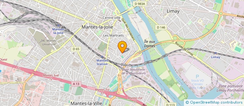 localisation de l'entreprise SCI DU NOTUS  MANTES-LA-JOLIE