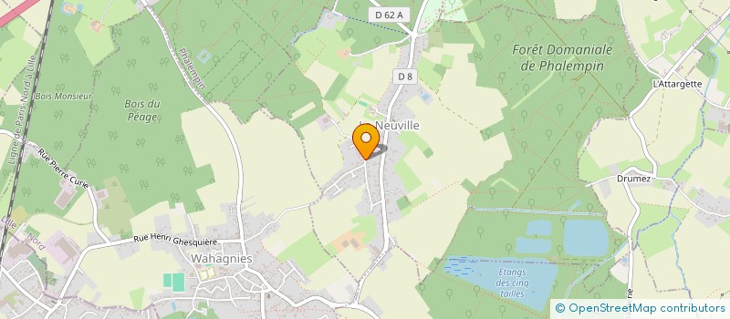 localisation de l'entreprise SCI DU NOUT  LA NEUVILLE