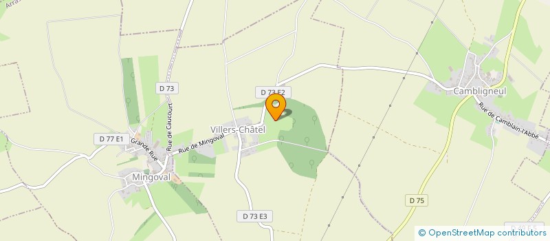 localisation de l'entreprise SCI DU NOUVEAU BOIS  VILLERS-CHATEL