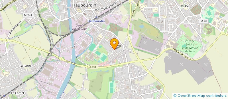 localisation de l'entreprise SCI DU NOUVEAU MONDE  HAUBOURDIN