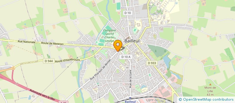localisation de l'entreprise SCI DU NOUVEAU MONDE à BAILLEUL
