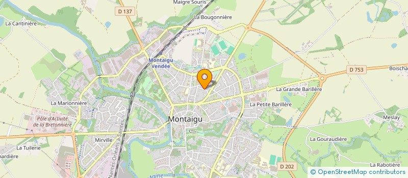 localisation de l'entreprise SCI DU NOUVEAU MONDE à MONTAIGU-VENDEE