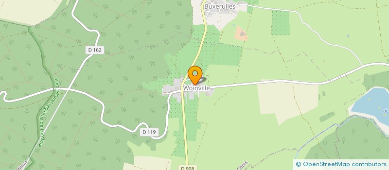 localisation de l'entreprise SCI DU NOUVEAU PAQUIS à BUXIERES-SOUS-LES-COTES