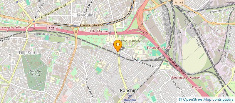 localisation de l'entreprise SCI DU NOUVEAU SIECLE à LILLE
