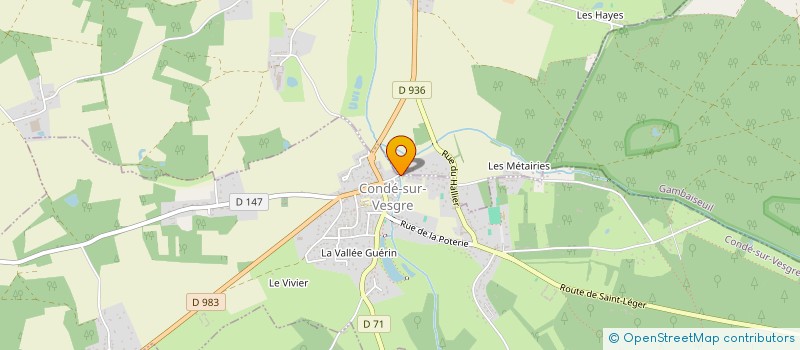 localisation de l'entreprise SCI DU NOYER  CONDE-SUR-VESGRE