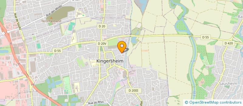 localisation de l'entreprise SCI DU NOYER  KINGERSHEIM