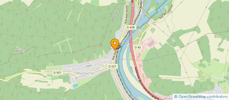 localisation de l'entreprise SCI DU NOYER  MARBACHE