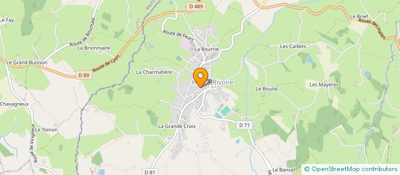 localisation de l'entreprise SCI DU NOYER  HAUTE-RIVOIRE