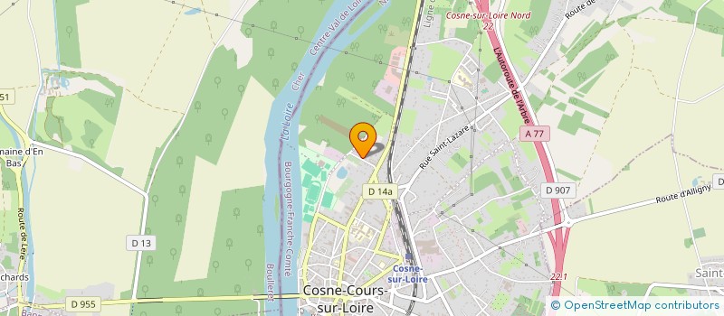 localisation de l'entreprise SCI DU NOYER D'AMOUR à COSNE-COURS-SUR-LOIRE