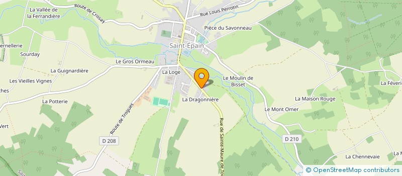 localisation de l'entreprise SCI DU NOYER VERT  SAINT-EPAIN