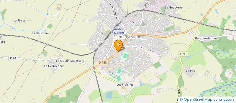 localisation de l'entreprise SCI DU NUMERO 19 RUE DU BALLON  SAINTE-PAZANNE