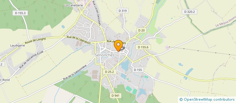 localisation de l'entreprise SCI DU NUMERO 24 DE LA RUE LOUIS PEURET à SENONCHES