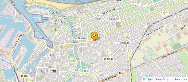 localisation de l'entreprise SCI DU NUMERO 8 QUAI DE MARDYCK à DUNKERQUE