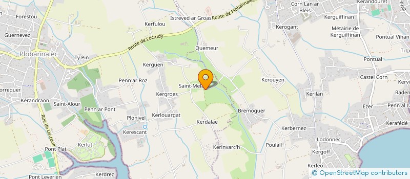 localisation de l'entreprise SCI DU O PAYS  PLOBANNALEC-LESCONIL