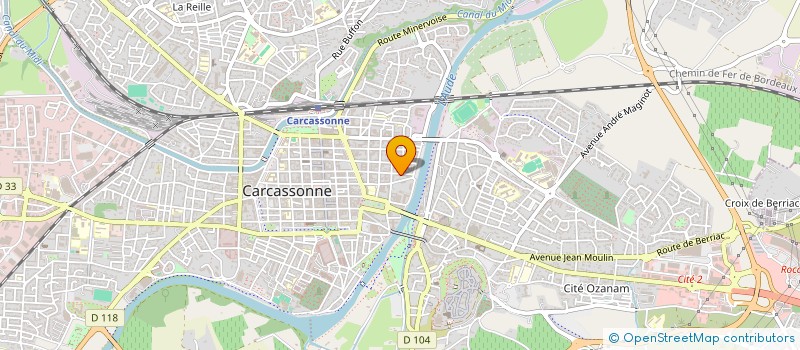 localisation de l'entreprise SCI DU ONZE TREIZE à CARCASSONNE