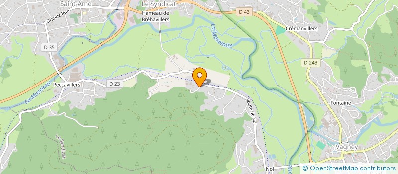 localisation de l'entreprise SCI DU P'TIT FAIOU  LE SYNDICAT