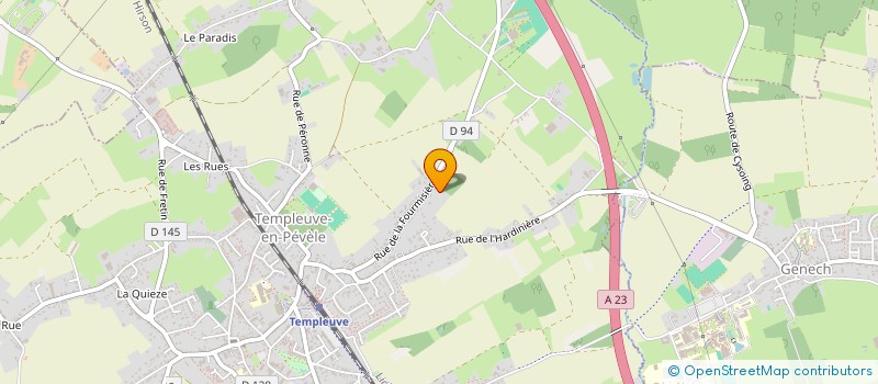 localisation de l'entreprise SCI DU PAC  TEMPLEUVE-EN-PEVELE