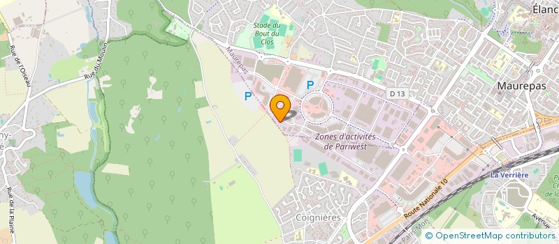 localisation de l'entreprise SCI DU PAC  JOUARS-PONTCHARTRAIN