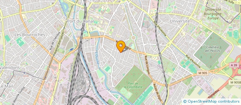 localisation de l'entreprise SCI DU PAC DE GIGNY à DIJON