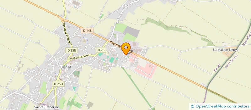 localisation de l'entreprise SCI DU PADDOCK  BENET