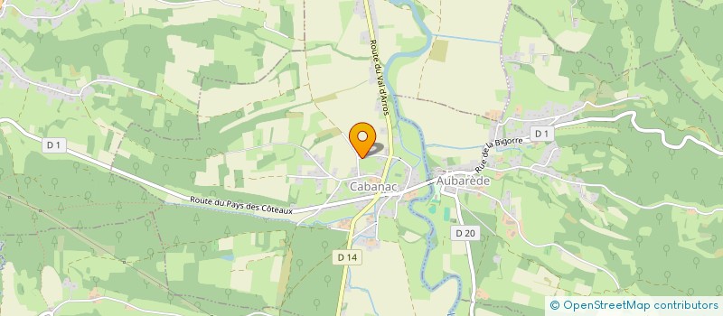 localisation de l'entreprise SCI DU PADOUEN  CABANAC