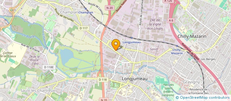 localisation de l'entreprise SCI DU PAG à DAMMARIE-LES-LYS
