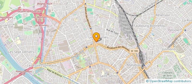 localisation de l'entreprise SCI DU PAGE à TOULOUSE
