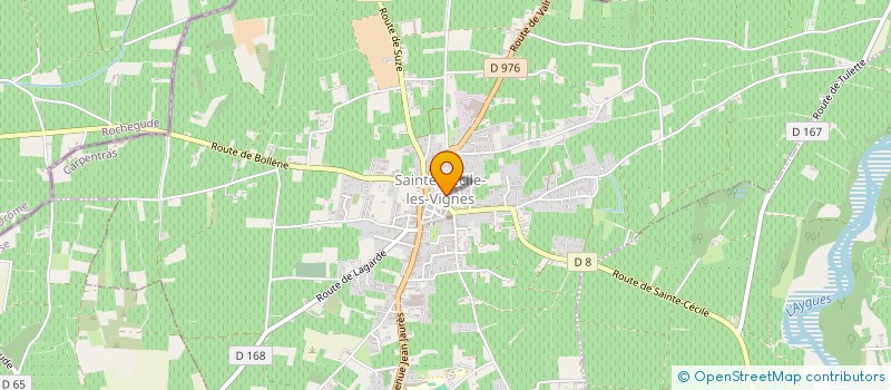 localisation de l'entreprise SCI DU PAGET  SAINTE-CECILE-LES-VIGNES