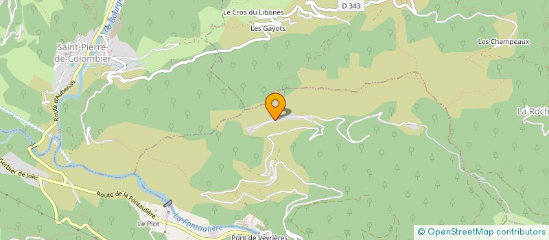 localisation de l'entreprise SCI DU PAILLAT  CHIROLS