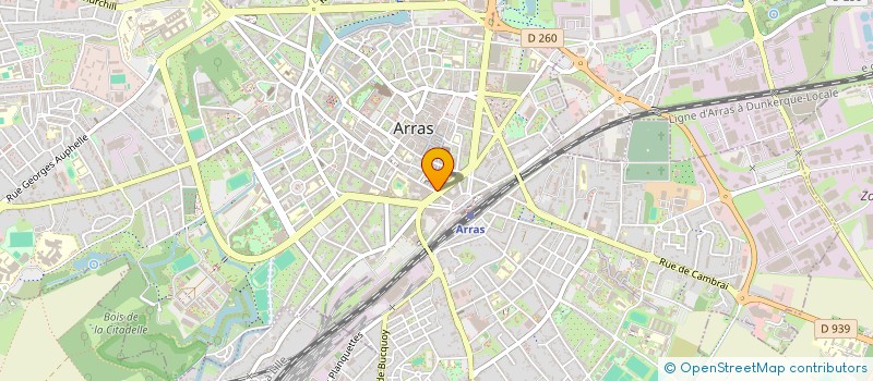 localisation de l'entreprise SCI DU PAIN COMPAGNON à ARRAS