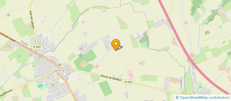 localisation de l'entreprise SCI DU PAIN SEC  CAESTRE