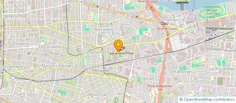 localisation de l'entreprise SCI DU PAIR DE FRANCE  VILLEURBANNE