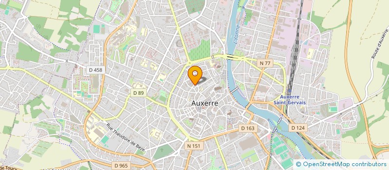 localisation de l'entreprise SCI DU PALAIS - 2019 à AUXERRE