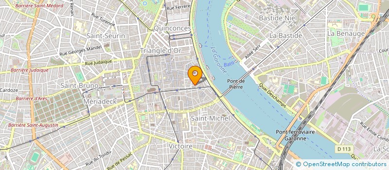 localisation de l'entreprise SCI DU PALAIS  BORDEAUX