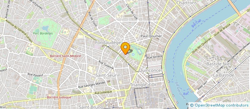 localisation de l'entreprise SCI DU PALAIS à BORDEAUX