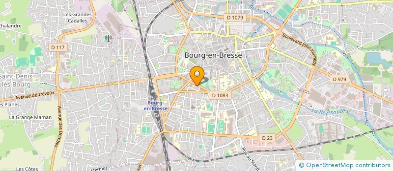 localisation de l'entreprise SCI DU PALAIS à BOURG-EN-BRESSE